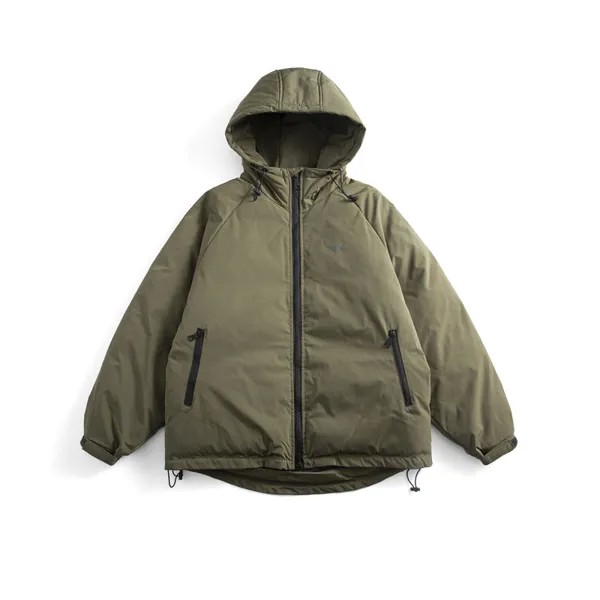 2021 японский стиль простая стеганая куртка с капюшоном зимняя Новинка cityboy свободная широкая версия Толстая стеганая куртка