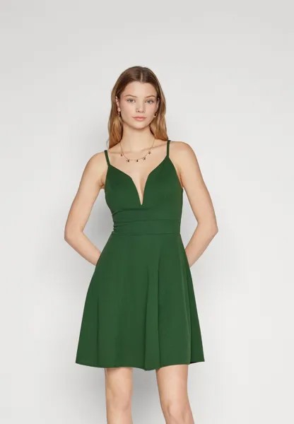 Платье из джерси Vincent Skater Dress WAL G., цвет bottle green
