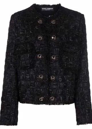 Dolce & Gabbana lamé jacquard Gabbana jacket