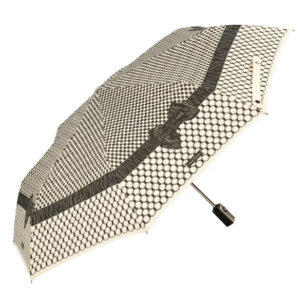 Зонт складной женский автоматический CHANTAL THOMASS 407-OC N?ud, черный, бежевый