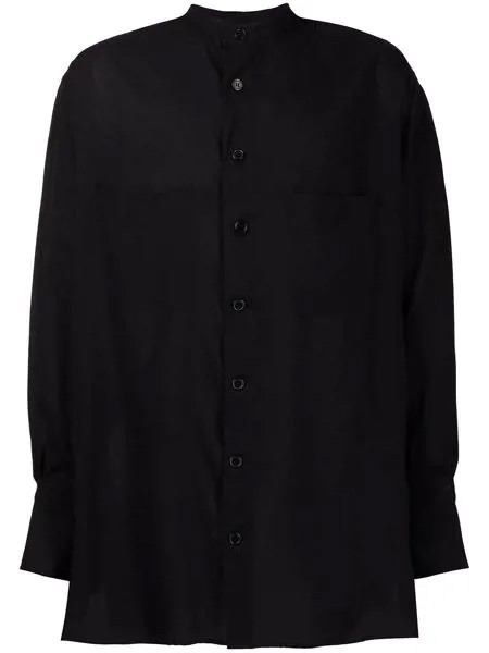 Yohji Yamamoto рубашка без воротника