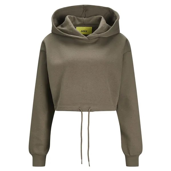 Худи Jack & Jones Ally Loose Crop, зеленый