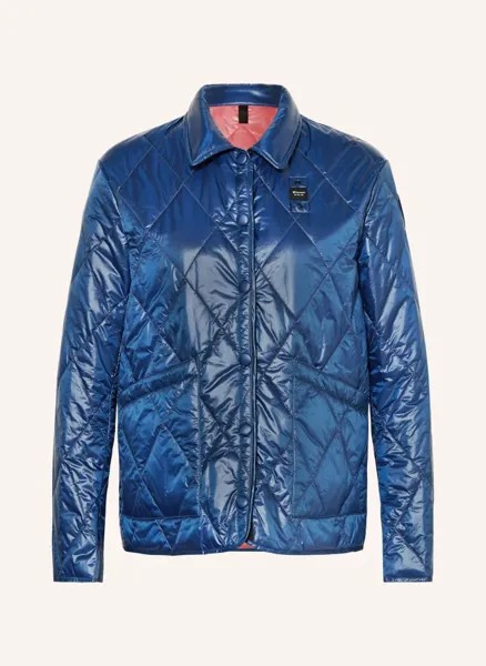 Стеганая куртка с утеплителем sorona aura Blauer, синий