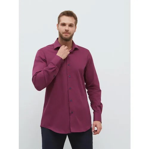 Рубашка Dave Raball, размер 39 170-176, бордовый