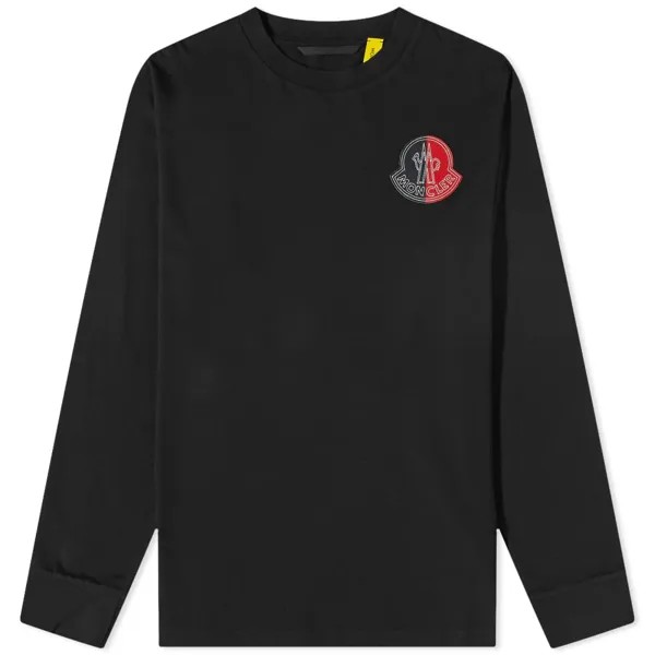 Футболка Moncler Genius Two Tone Logo Long Sleeve Tee