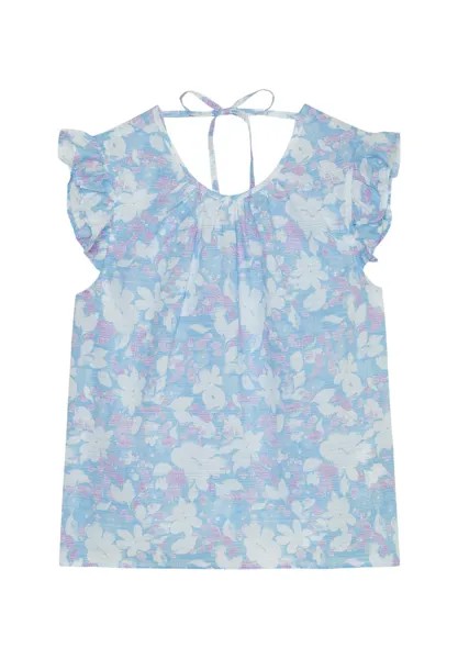 Блуза RÜSCHEN REGULAR-VOILE Marc O'Polo DENIM, синий