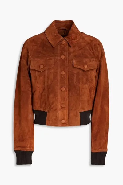 Замшевая куртка Dionne Rag & Bone, коричневый