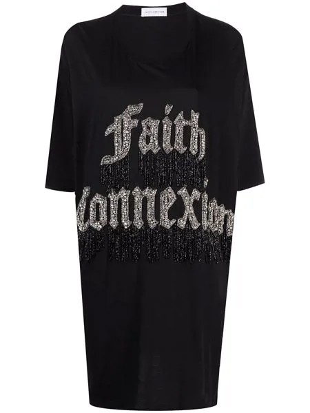 Faith Connexion футболка с кристаллами