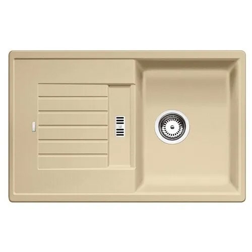 Врезная кухонная мойка 78 см Blanco Zia 45S Silgranit PuraDur 514728 шампань