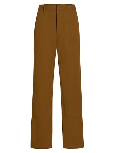 Универсальные хлопковые брюки Helmut Lang, цвет cigar