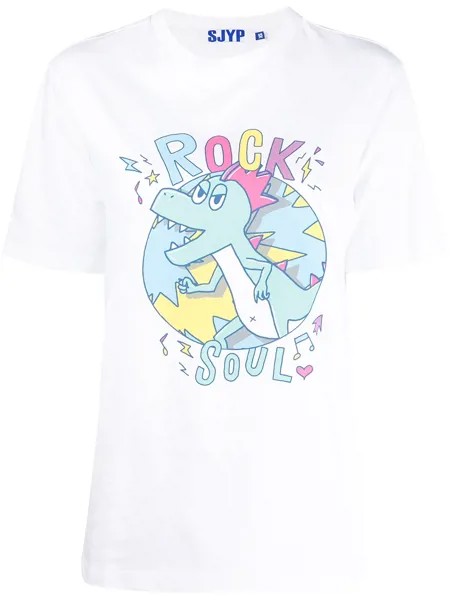 SJYP футболка Rock Soul Dino