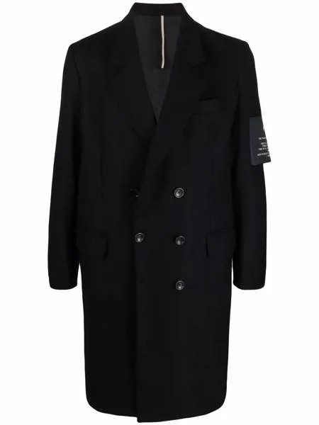 Low Brand двубортное пальто с логотипом