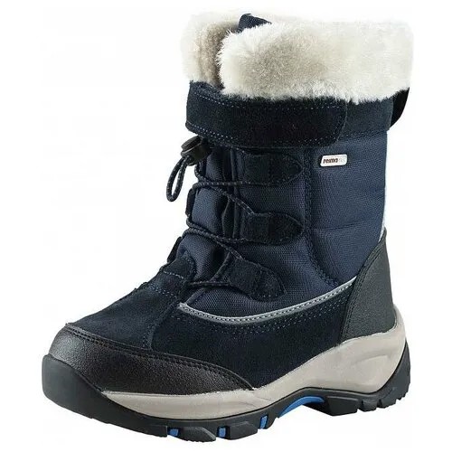 Ботинки Reima, демисезон/зима, на липучках, водонепроницаемые, размер 28, синий