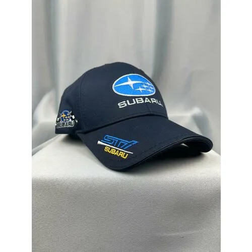 Бейсболка SUBARU Бейсболка мужская SUBARU кепка СУБАРУ, размер 55-58, темно-синий