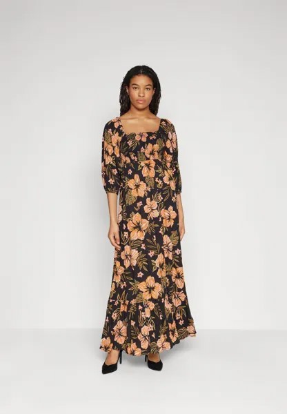 Платье макси FULL BLOOM Billabong, цвет black sands