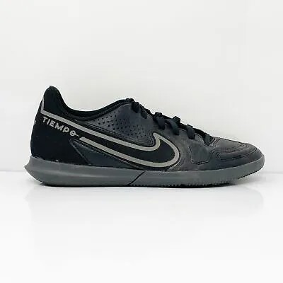 Черные футбольные бутсы Nike Boys Tiempo Legend 9 Club IC DA1189-004, размер 4,5
