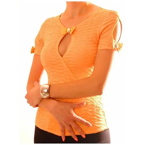 Блуза TheDistinctive, размер S, оранжевый