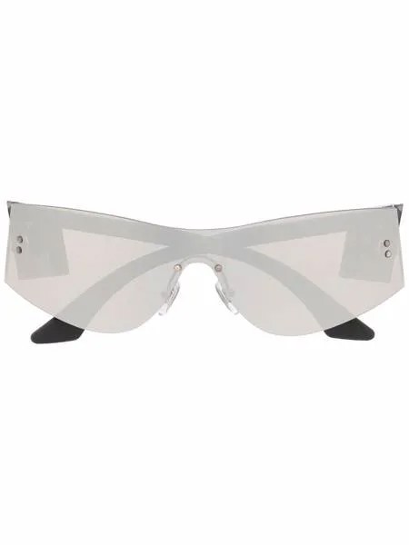 Versace Eyewear солнцезащитные очки в прямоугольной оправе