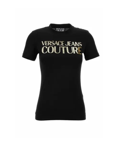 Модная футболка от Versace Jeans Couture, черный