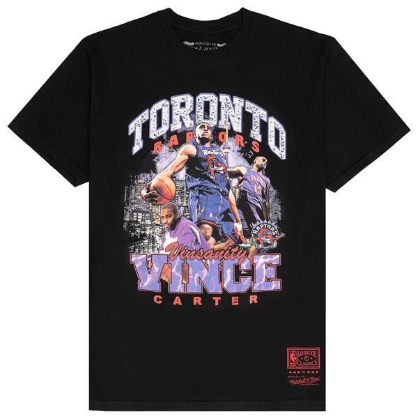 Футболка NBA TORONTO RAPTORS VINCE CARTER BLING T-SHIRT Mitchell And Ness, цвет Schwarz