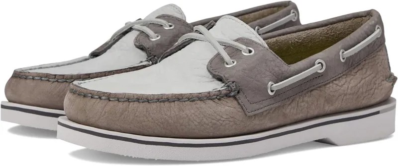 Топсайдеры Authentic Original Double Sole Cross Lace Sperry, серый