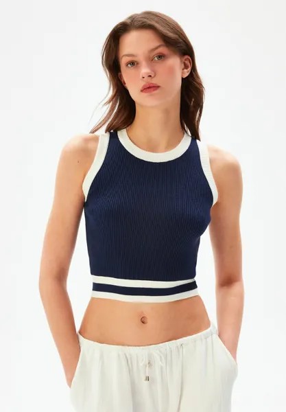 Топ Waist Striped adL, цвет navy blue