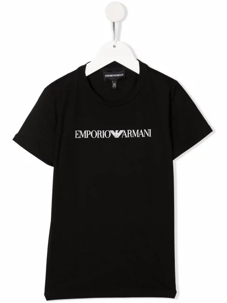 Emporio Armani Kids футболка с логотипом