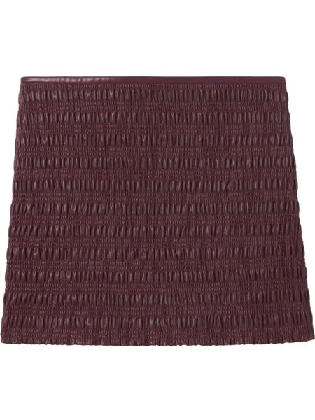 Proenza Schouler White Label юбка мини из искусственной кожи, фиолетовый