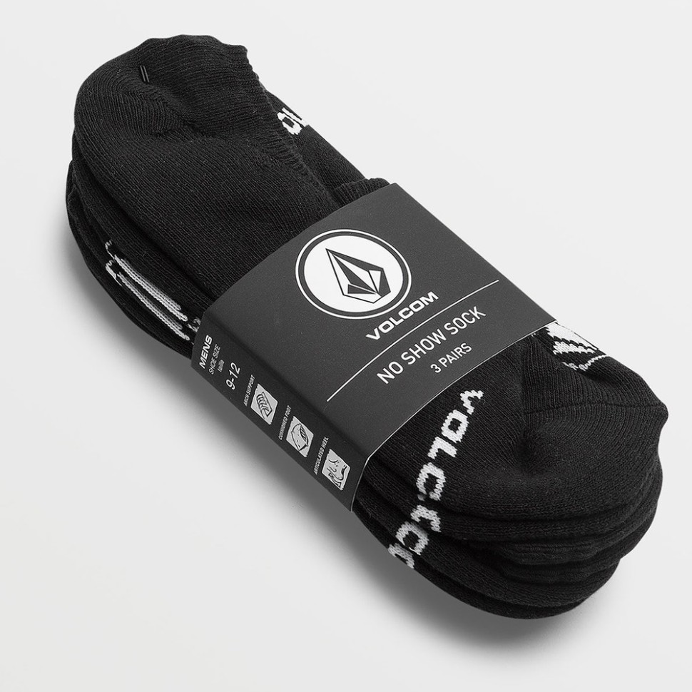 Носки VOLCOM Stones Nshw Sock 3Pk Black