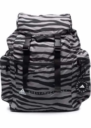 Adidas by Stella McCartney рюкзак с анималистичным принтом и логотипом