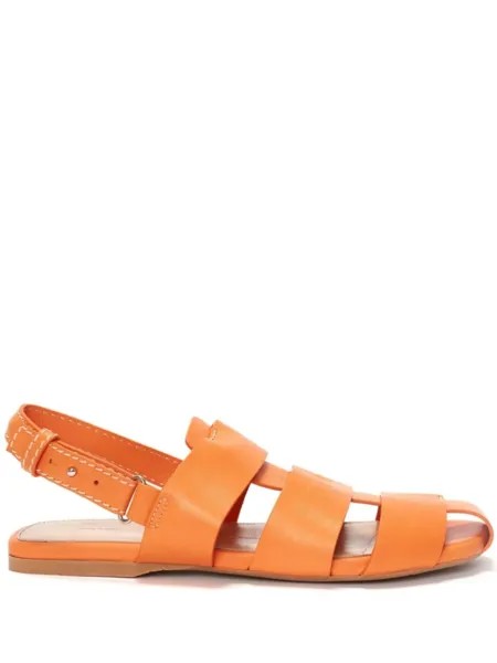 JW Anderson сандалии с ремешками, оранжевый