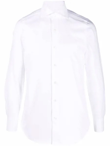 Finamore 1925 Napoli рубашка с длинными рукавами