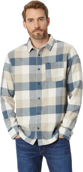 Рубашка Motherfly Long Sleeve Flannel Quiksilver, цвет Dark Slate Motherfly