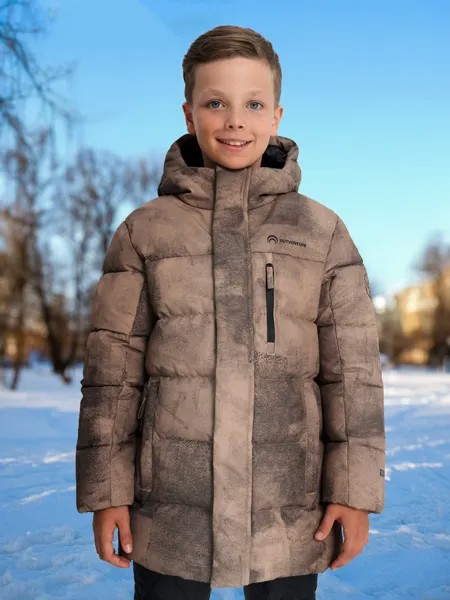 Пуховик для мальчиков Outventure, Бежевый