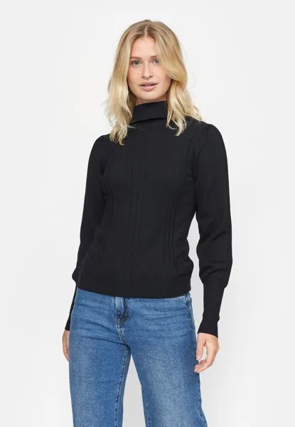Свитер SRMORGAN ROLLNECK Soft Rebels, черный