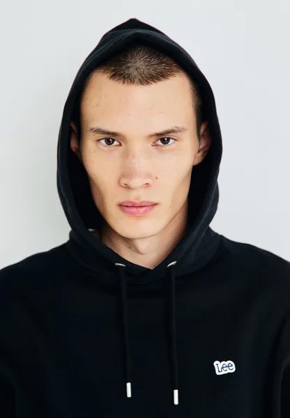 Джемпер с капюшоном PLAIN Lee, черный