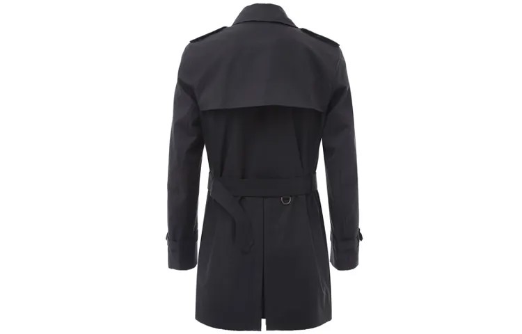 Тренчкот мужской темно-синий Burberry, темно-синий