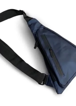 Сумка через плечо/Рюкзак на плечо/Сумка с ремнем на молнии/Популярная мужская модная нагрудная сумка/синея