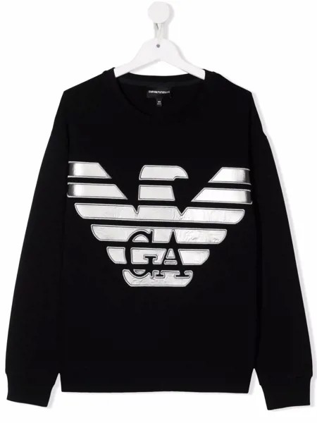 Emporio Armani Kids толстовка с логотипом
