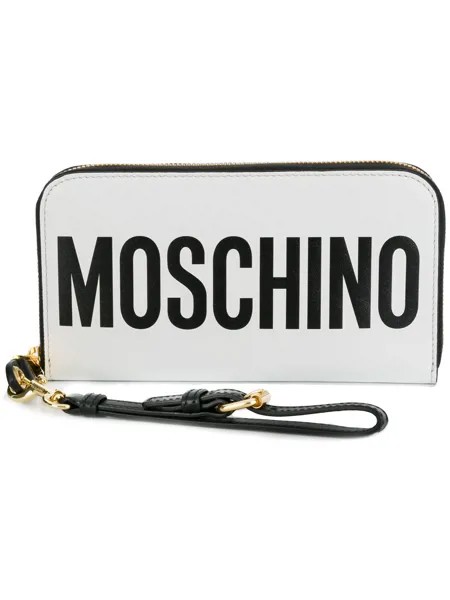 Moschino zip-around logo wallet