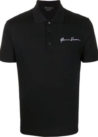 Versace рубашка-поло GV Signature