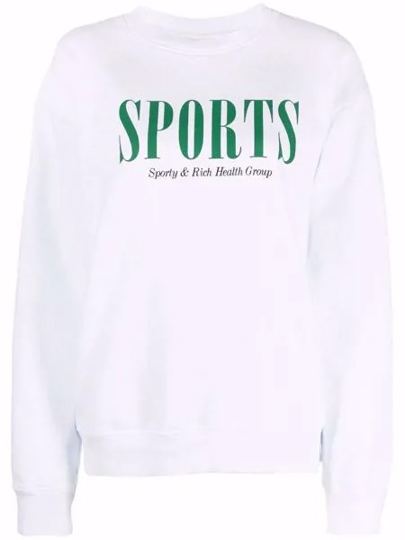 Sporty & Rich толстовка с логотипом