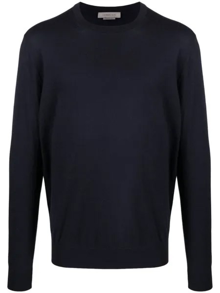 Corneliani джемпер с круглым вырезом, синий