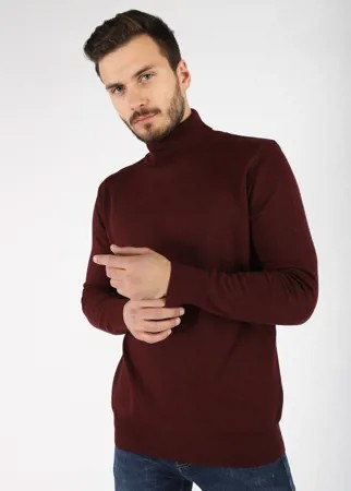 Водолазка мужская SQ65740 A passion play бордовая L