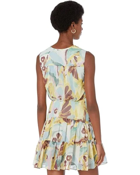 Платье Ted Baker Ellain Button-Up GGT Printed Mini Dress, цвет Pale/Green