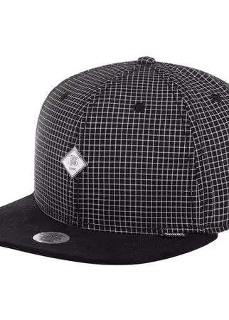 Бейсболка DJINNS арт. 6-PANEL SNAPBACK Needle Check Plate (черный), размер UNI