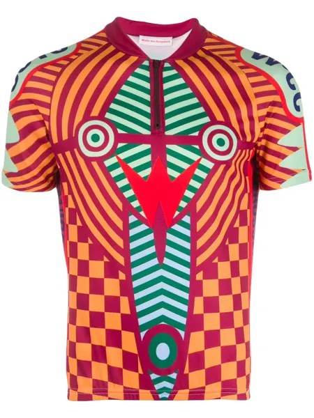 Walter Van Beirendonck Pre-Owned спортивная футболка 2014/15-х годов Crossed Crocodiles Growl