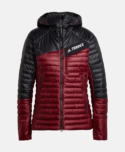 Мягкий пуховик adidas Terrex, красный