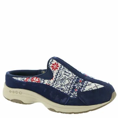 Женские слипоны Easy Spirit Traveltime Mule 10,5 B(M) США — бушлат/красный/мульти
