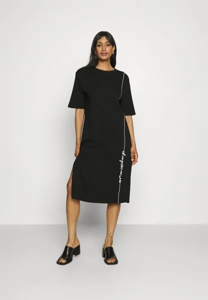 Платье из джерси Armani Exchange, черный